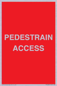 PEDESTRAIN ACCESS